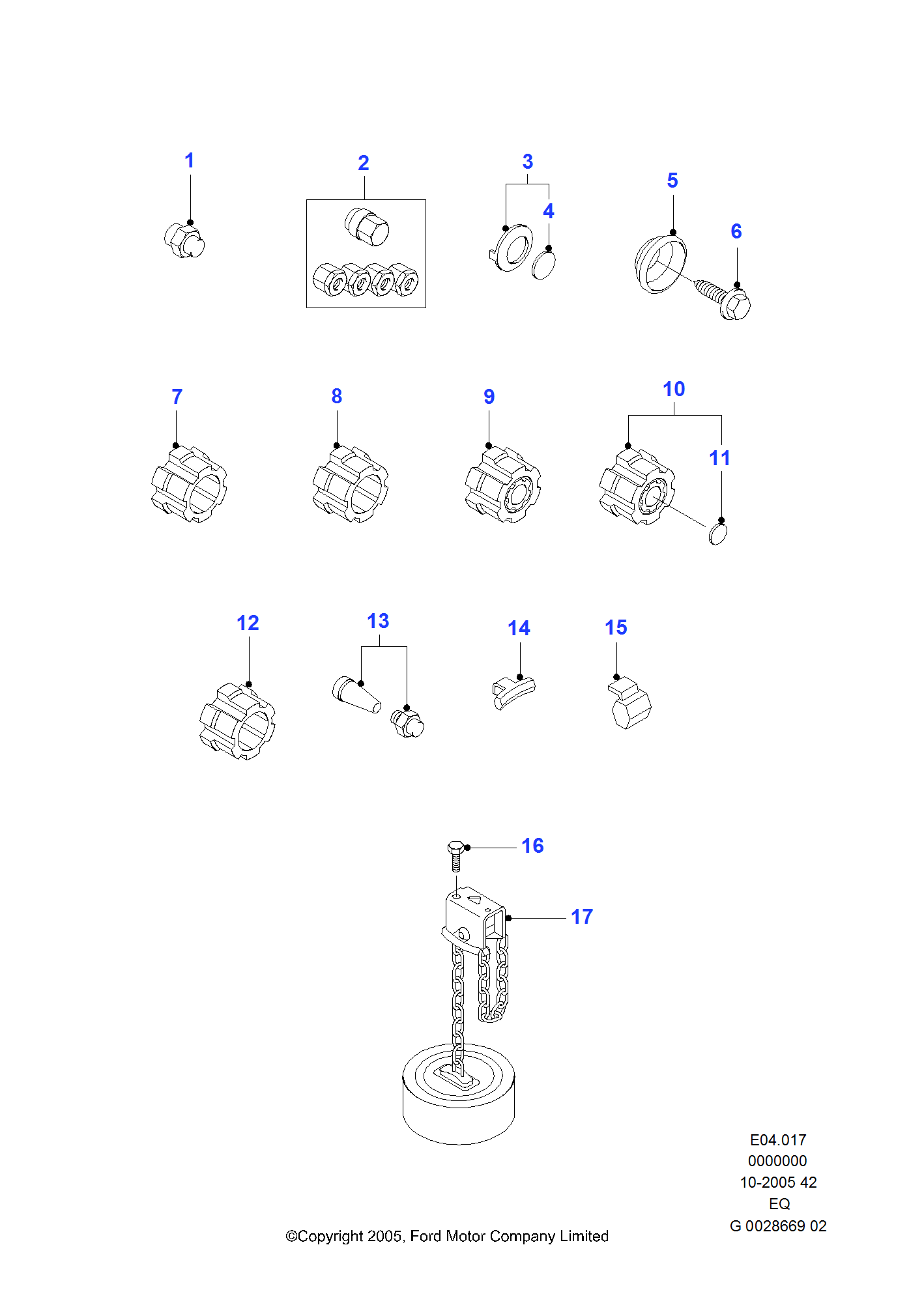 Wheels And Wheel Covers FORD Ranger 20022011 (EQ)