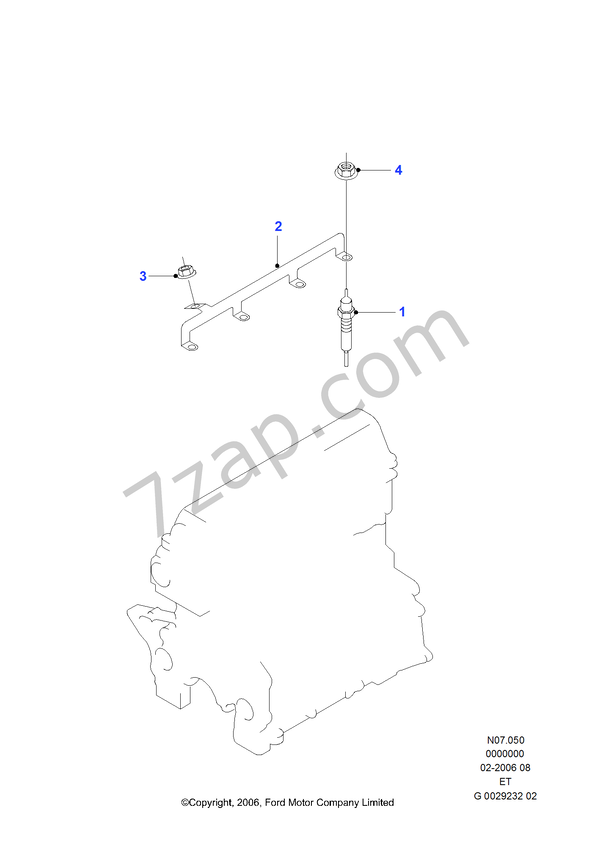 Glow Plugs FORD Ranger 20062011 (ET)