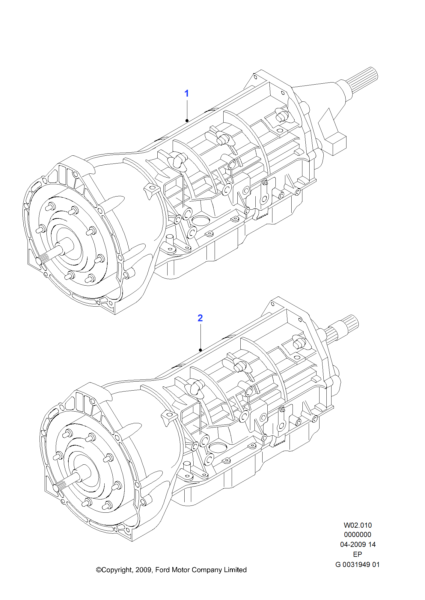 Automatic Transm. And Related Parts FORD Everest 2009 (EP)