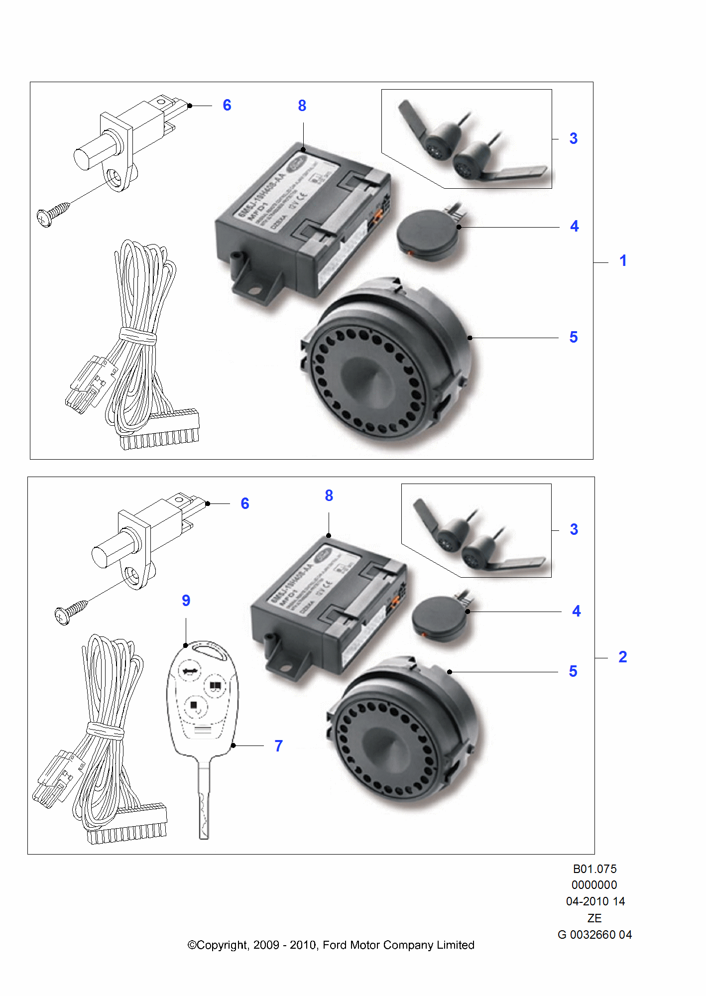 AntiTheft Devices FORD Fiesta 20082012 (CB1)