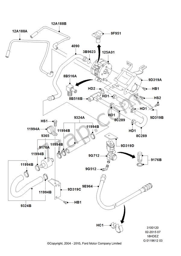 Alternative Fuel System FORD Transit Connect 2002 2013 (TC7)