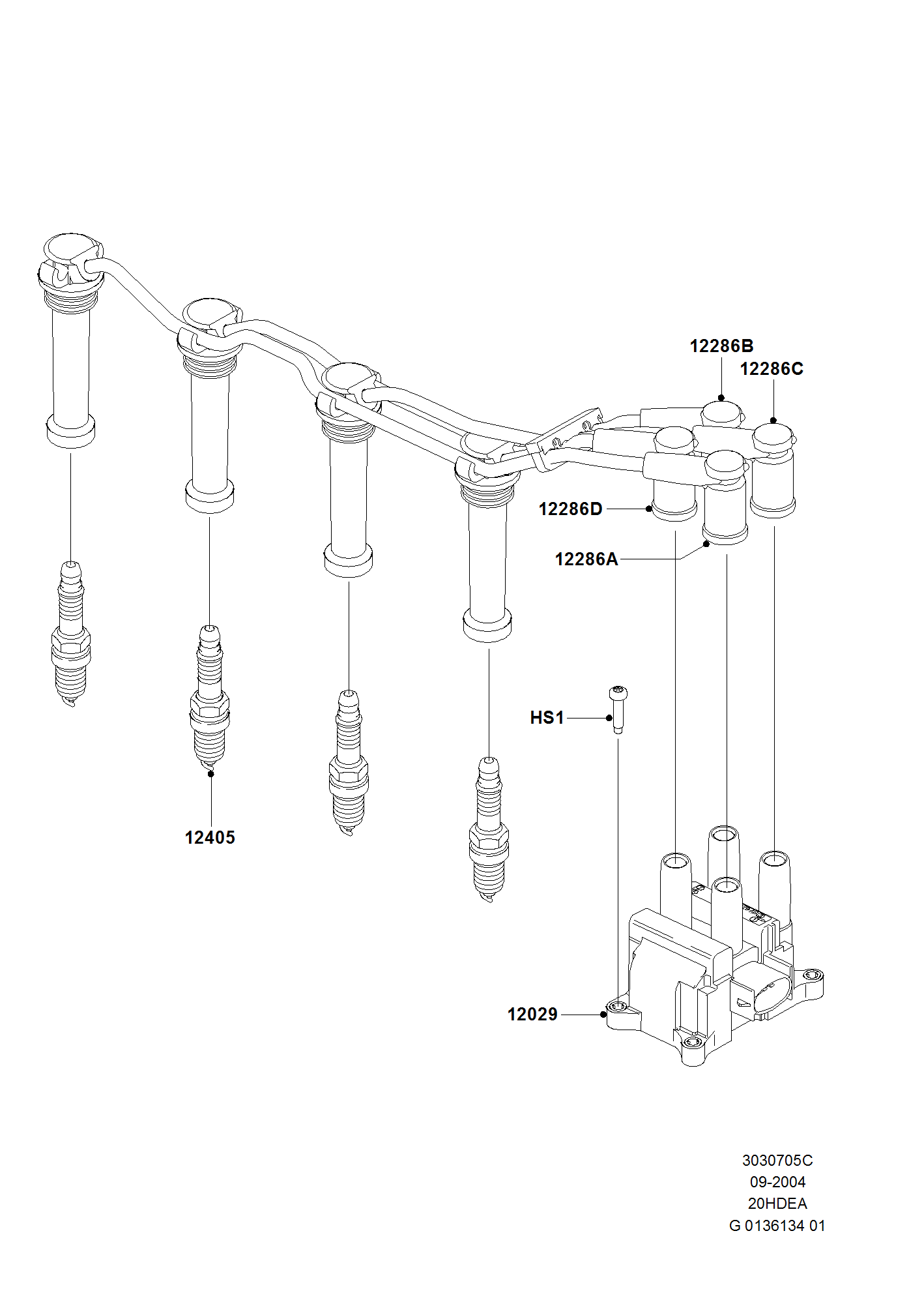 Zündspule/Kabel/Zündkerzen FORD Fiesta 01-08 / Fusion 01-12 (CBK) 