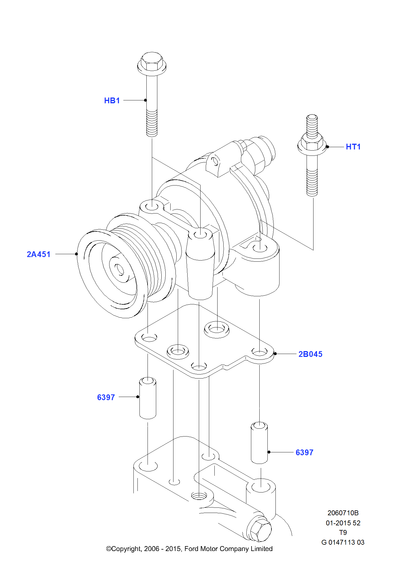 Vacuum Pump FORD Transit 2006 (TT9)