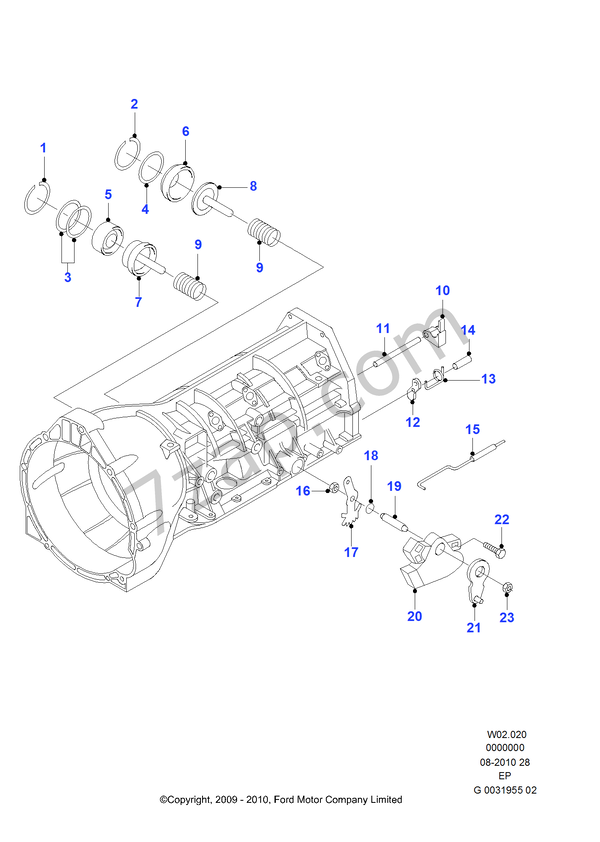 Automatic Transmission Components FORD Everest 2009 (EP)