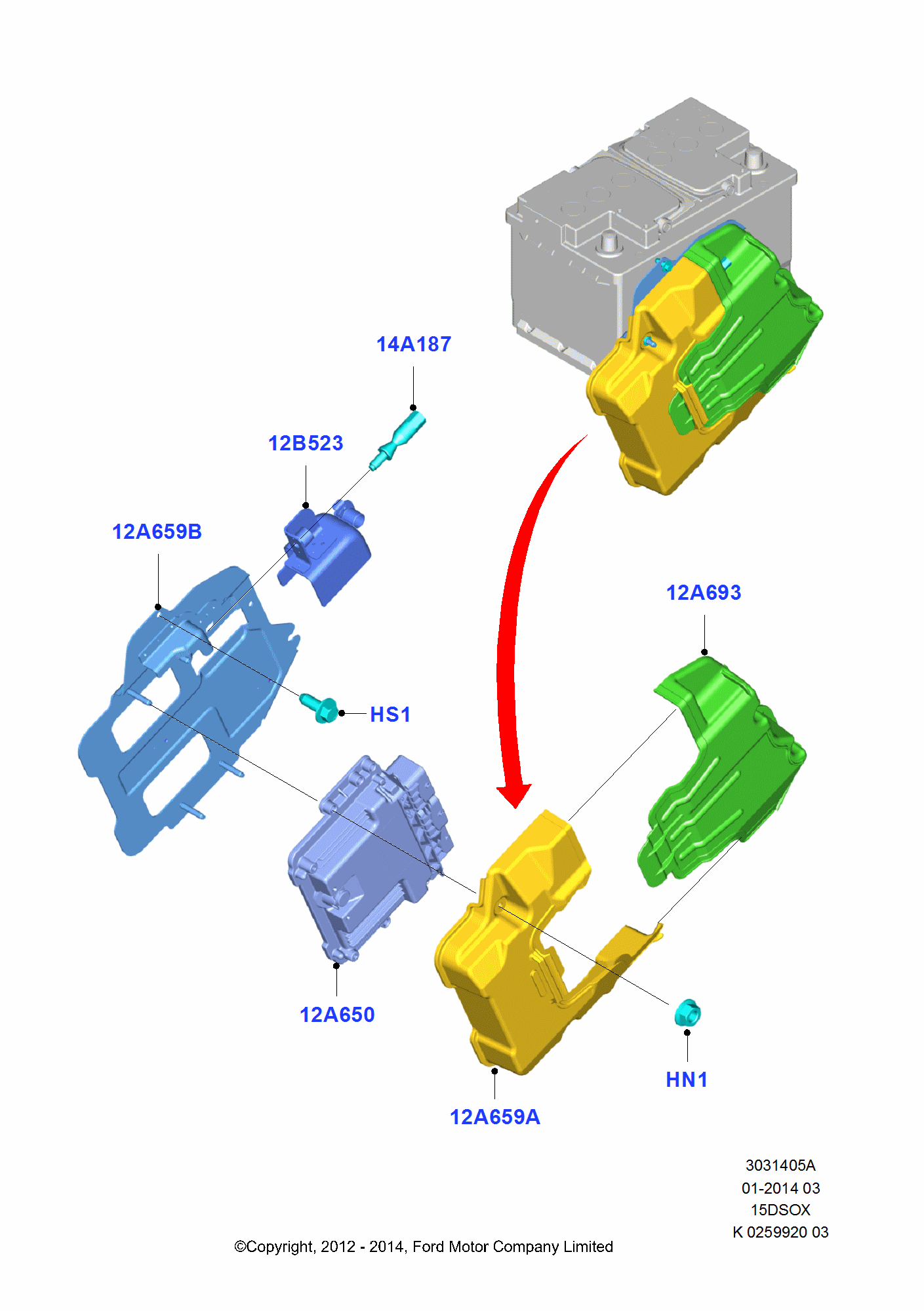 Engine Modules And Sensors สำหรับ Ford Fiesta Fiesta 2012-                  (CCN)