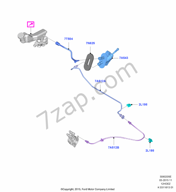 Clutch Master And Slave Cylinders FORD Figo 2015 / Ka 2016 (CDU)