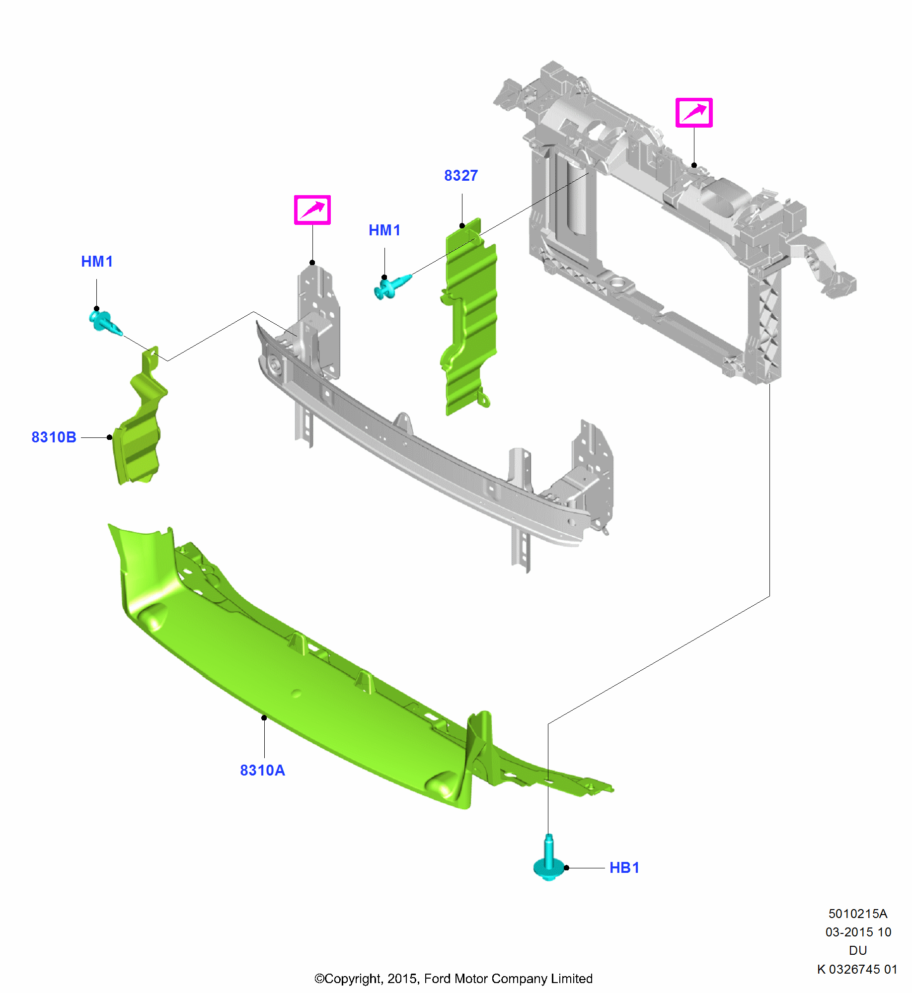 Air Deflectors FORD Figo 2015 / Ka 2016 (CDU)
