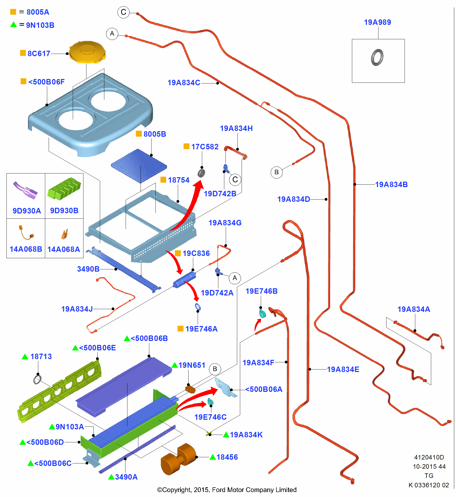 Auxiliary Heater & Air Conditioning FORD Transit 2014 (TTG)