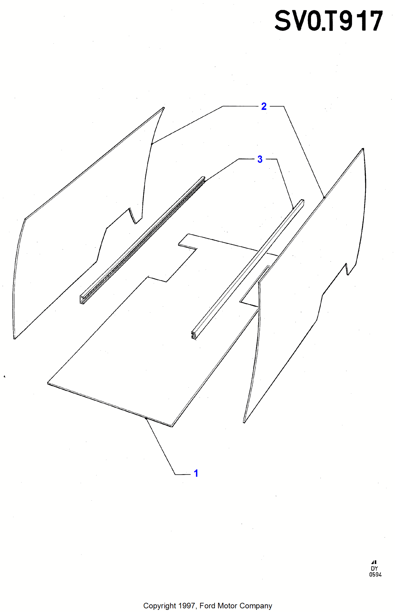 Ford Transit 2nd Generation 1st Facelift Floor fittings parts 1991 ...
