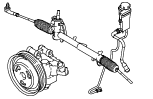 Рулевой механизм, шланги и насос