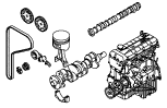 Motor/bloque y componentes internos