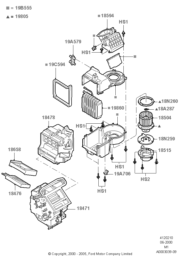 Heater/Air Cond.Internal Components