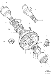 Transaxle Differential Components