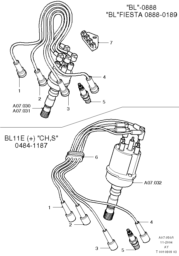 Cables y bobina encendido/Bujías