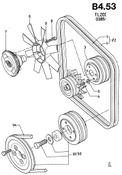 Fan/Pulleys/Drive Belts With P/Strg
