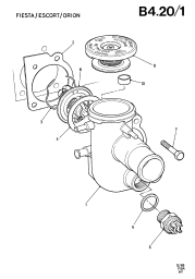 Thermostat/Housing & Related Parts
