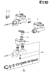hovedcylinder - bremsesystem