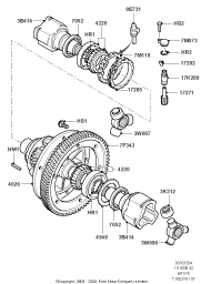 Manual Transaxle Diff. Components