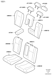 Обивка задних сидений