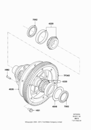 Manual Transaxle Diff. Components