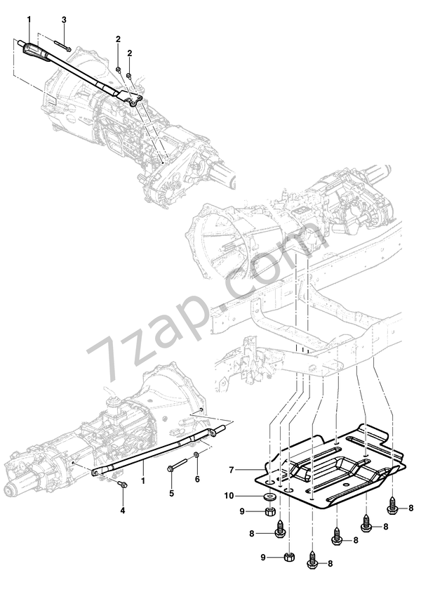 Arm transfer case CHEVROLET s10 S10