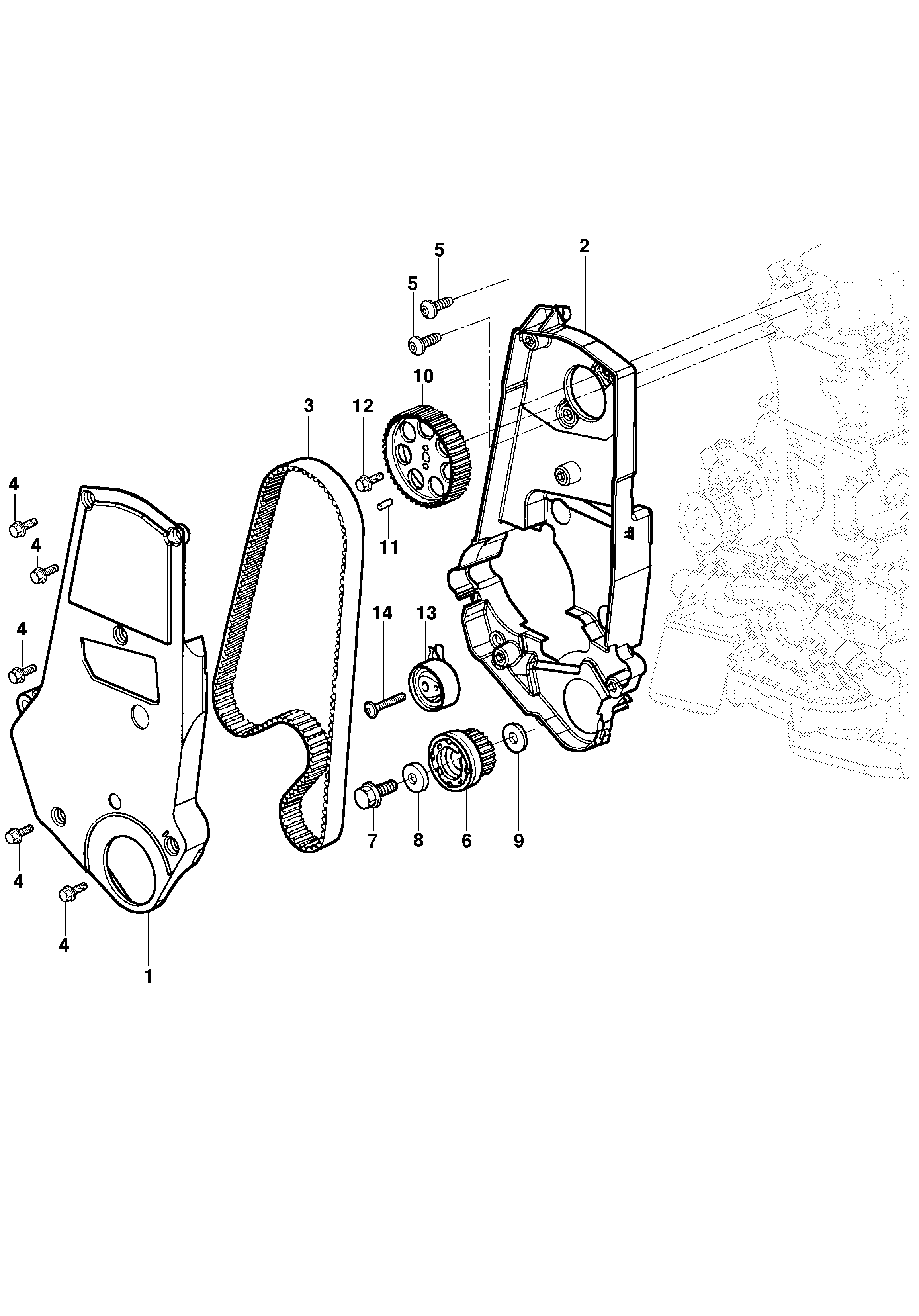 Engine timing - 8V engine