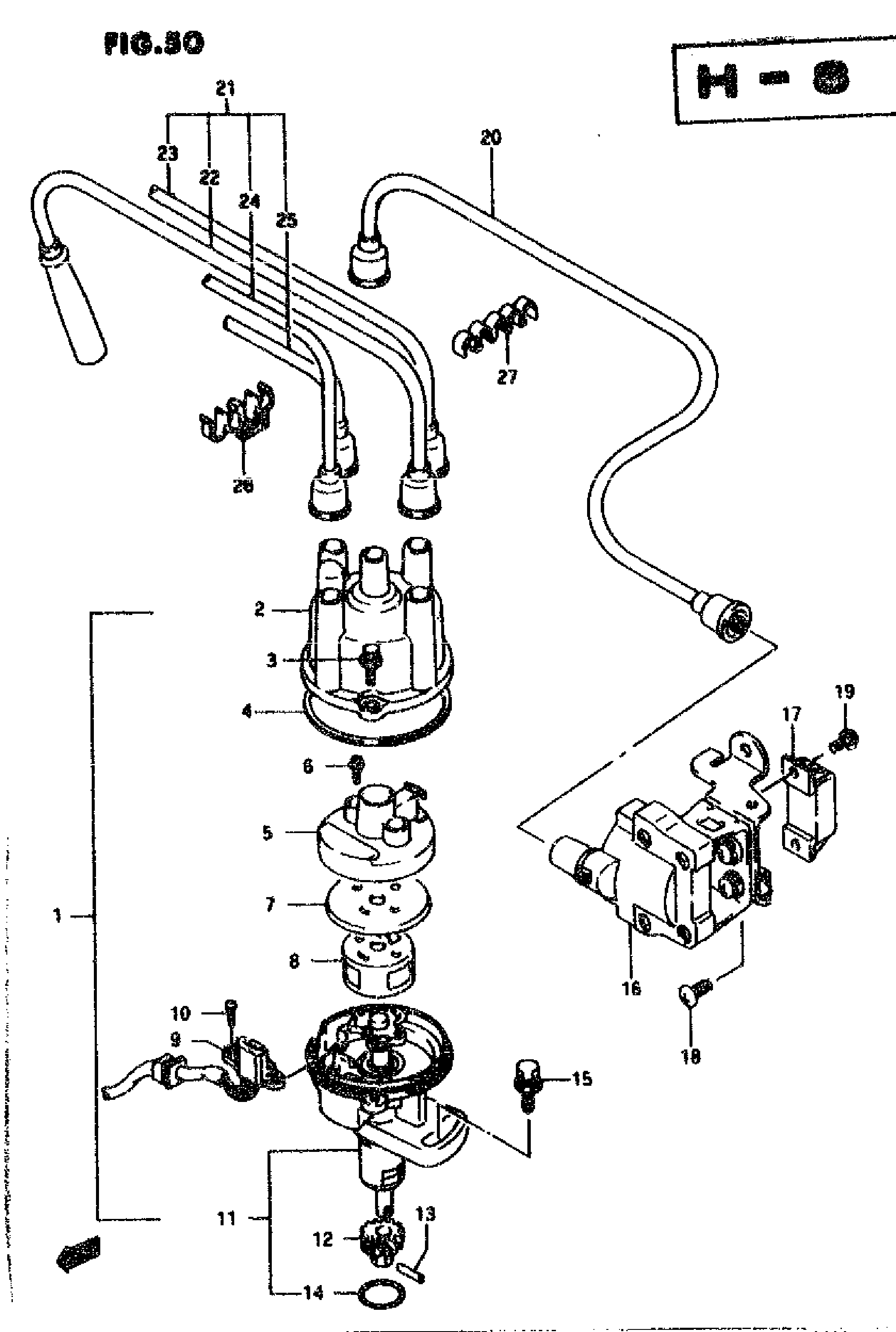 DISTRIBUTOR (W/FUEL INJECTION)