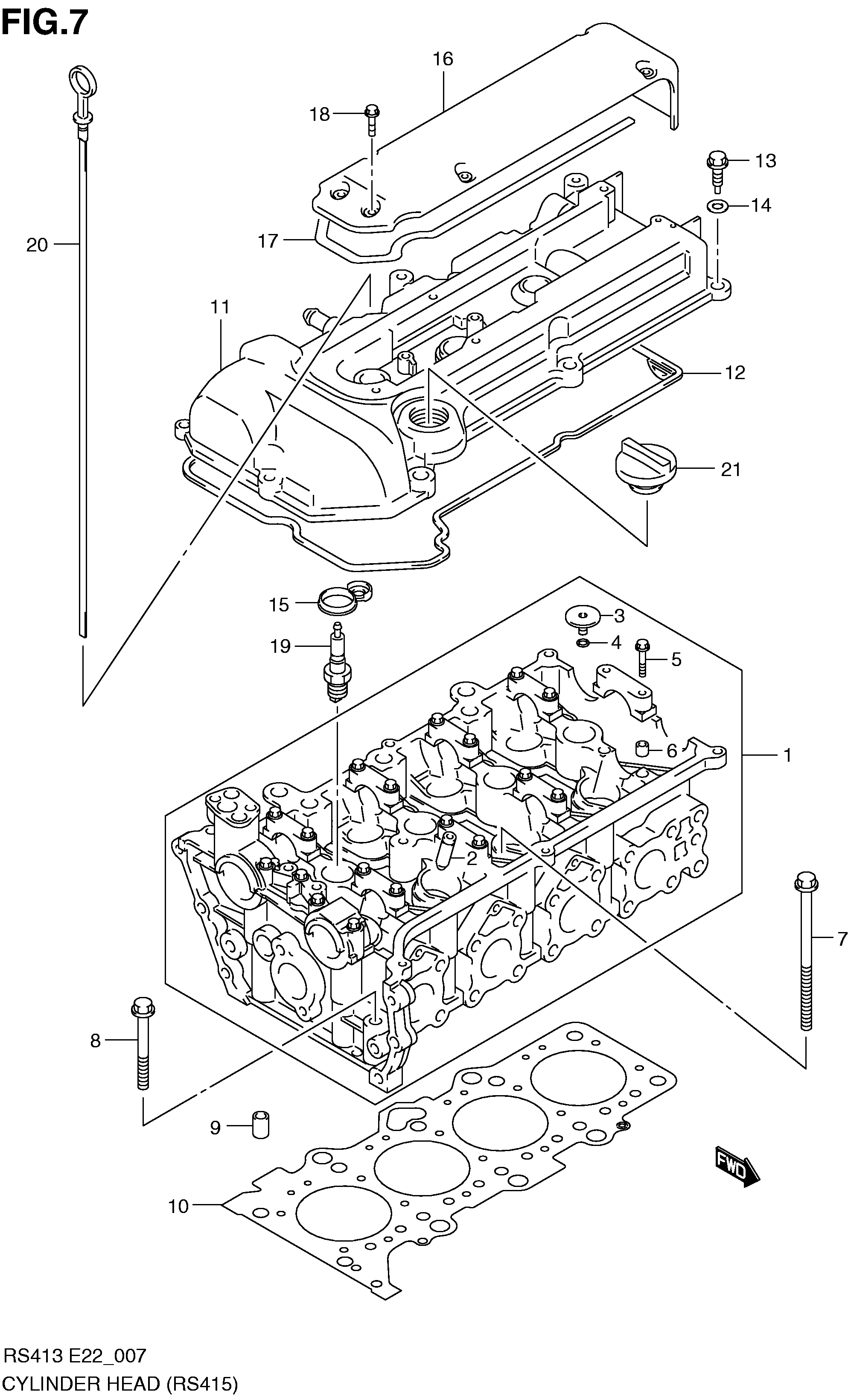 CYLINDER HEAD (RS415)