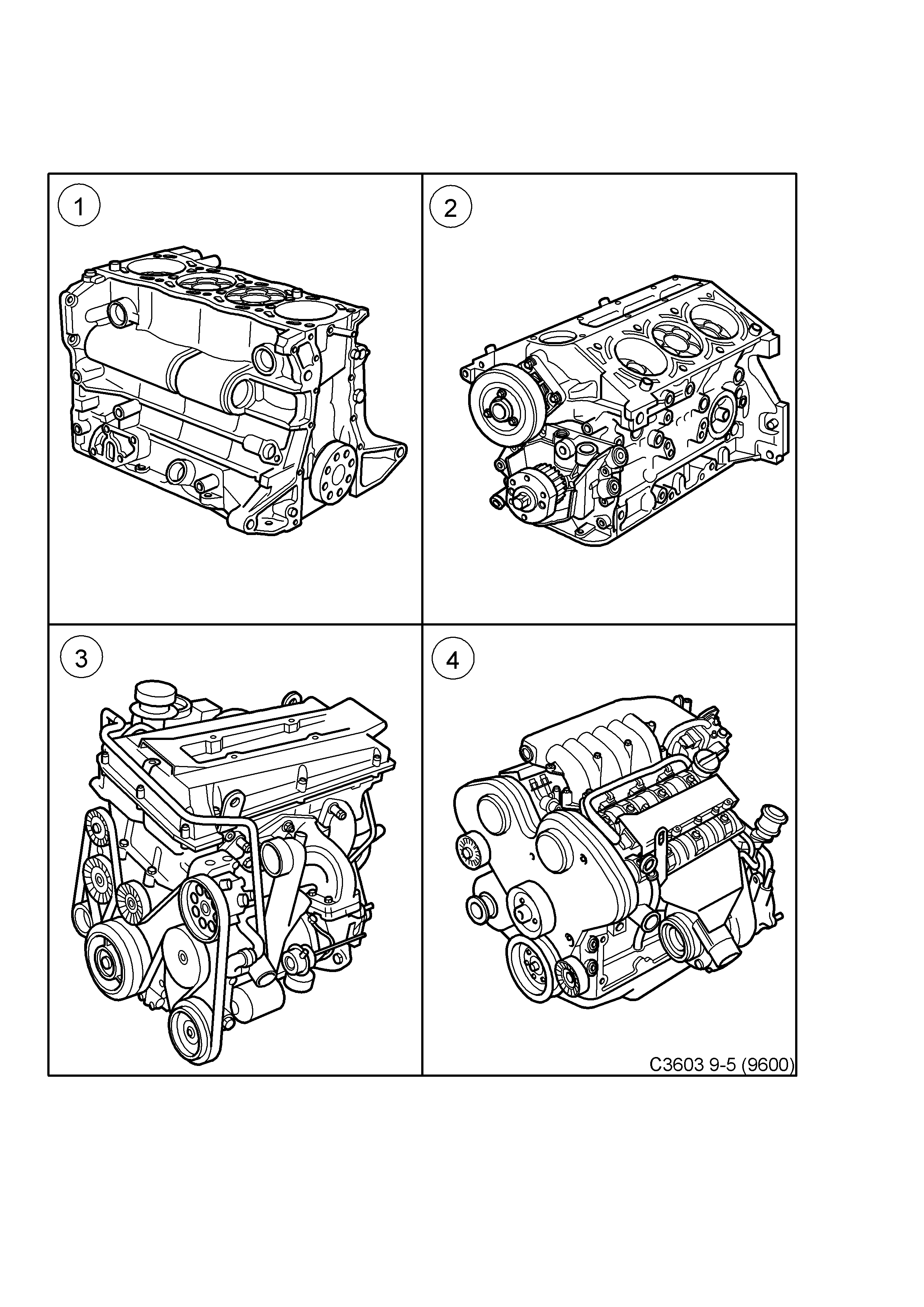 Short engine - Engine, (1998-2010) , B205,B235,B308
