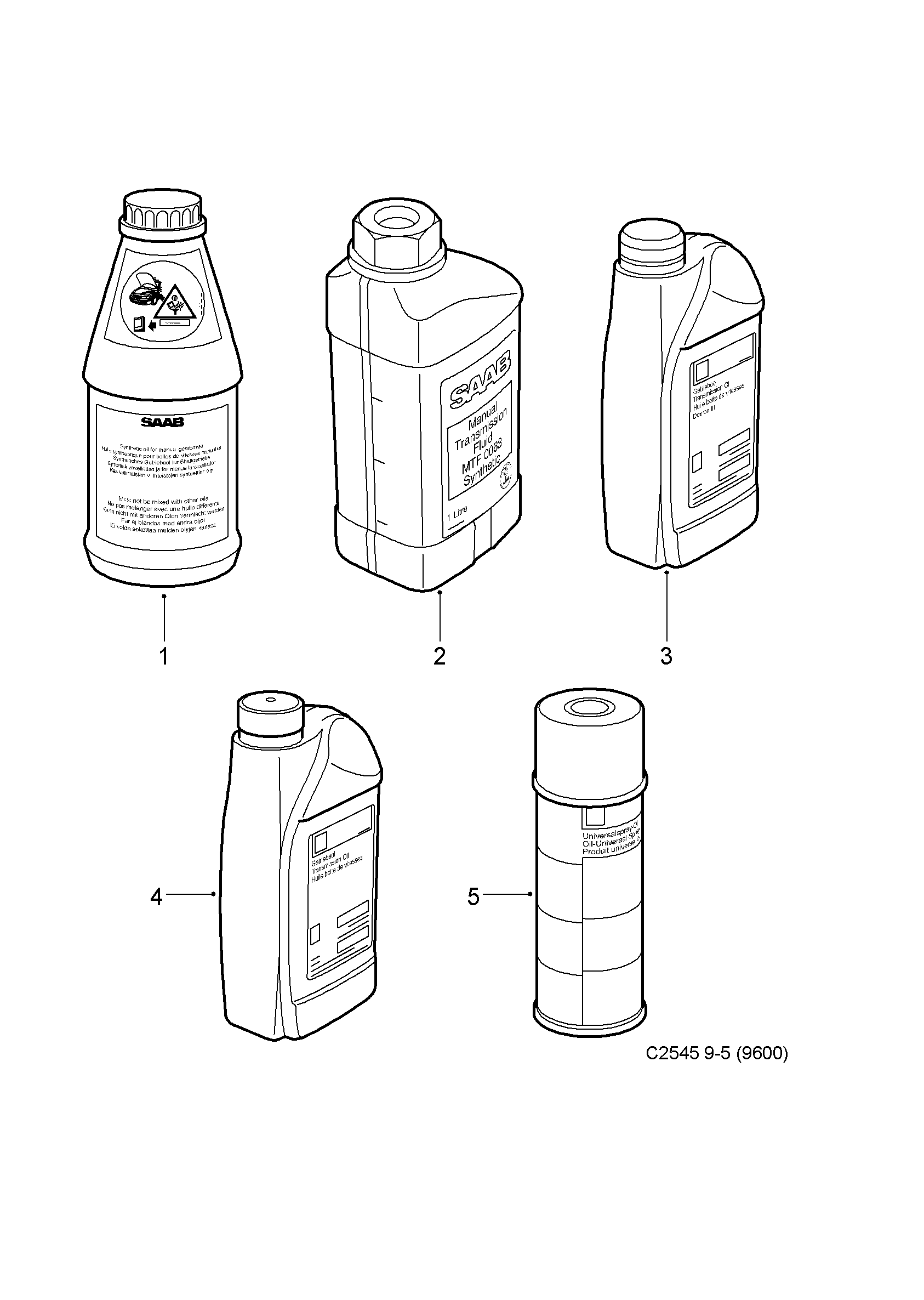 Aceite para la caja de engranajes - Aceite universal, (1998-2010)