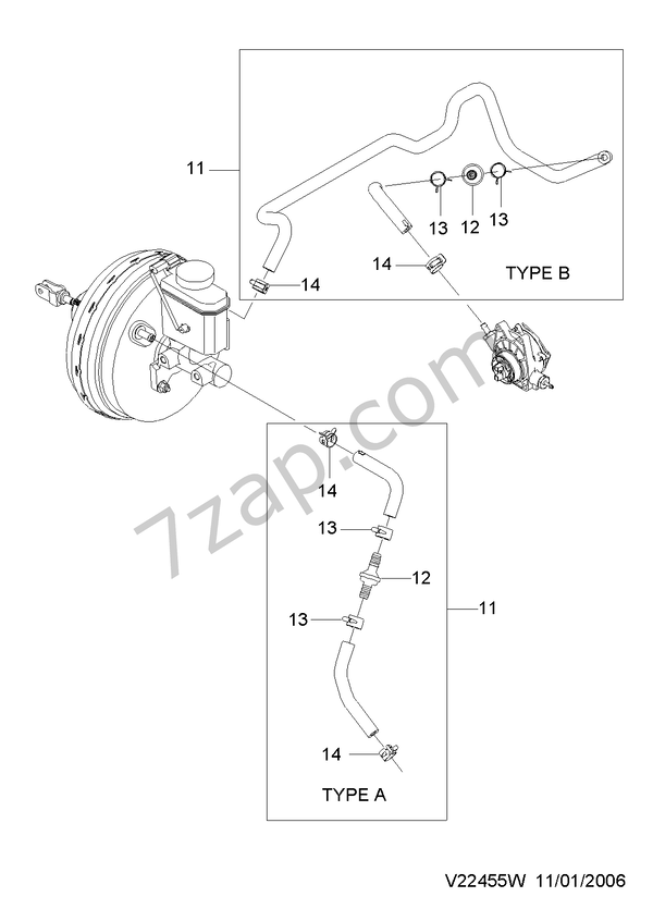 VACUUM HOSE(DIESEL) (2455) diagram CHEVROLET epica Epica (V250) [GEN]