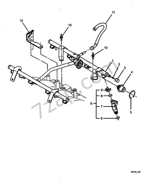 FUEL INJECTION RAIL (LS1) CHEVROLET caprice Caprice