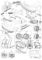 Accessories Chevrolet Astra 99/ Accessories (Hatch/Sedan)