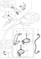 Electrical system Chevrolet Zafira Horn (Zafira)