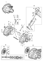 Transmissão Chevrolet Zafira Transmissão MG1/MG3/MG7 - carcaça e controle