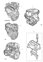 Engine and clutch Chevrolet Zafira Engine