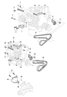 Sistema eléctrico del motor Chevrolet Zafira Fijación del alternador