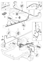 Brakes Chevrolet Zafira Brake line (ABS system)