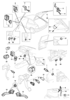 Sistema elétrico Chevrolet Astra 99/ Interruptores