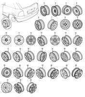 Suspensión delantera y dirección Chevrolet Astra 99/ Llantas de rueda y tapacubos
