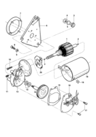 Instruments, audio, air conditioner and wiper Chevrolet Chevette Motor do limpador do pára-brisa - Bosch