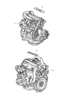 Motor e embreagem Chevrolet Montana Motor completo e parcial - Diesel