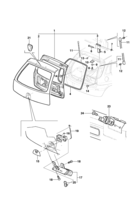 Body Chevrolet Corsa novo 02/ Luggage compartment lid - Hatch