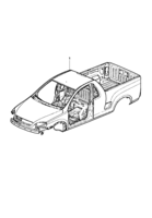 Body Chevrolet Corsa novo 02/ Body - Pick-up