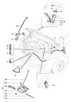 Body Chevrolet Corsa novo 02/ Look engine hood - Meriva