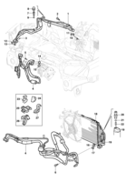 Instrumentos, audio, ar condicionado e limpador Chevrolet Corsa novo 02/ Linha do ar condicionado motor gasolina - Sedan/Hatch/Pick-up