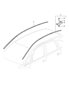 Accessories Chevrolet Corsa novo 02/ Accessories - roof trail Meriva