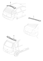 Accessories Chevrolet Corsa novo 02/ Accessories - rear airfoil