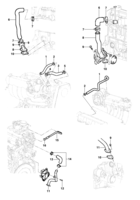 Cooling and lubrication Chevrolet Corsa novo 02/ Engine ventilation
