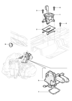 Transmission Chevrolet Meriva Gearshift lever - Easytronic